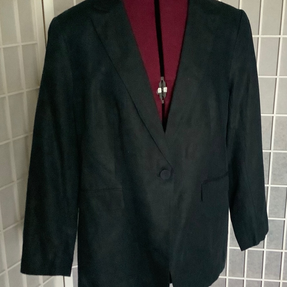 Blue Linen Jacket H&M